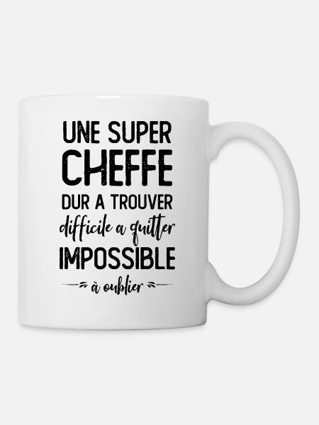 Super cheffe - Mug blanc - blanc