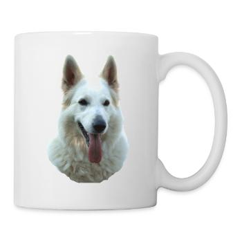 white Lady Portrait - Tasse - Weiß - Rechts