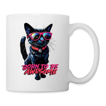 Geboren, um großartig zu sein - Tasse - Weiß - Rechts