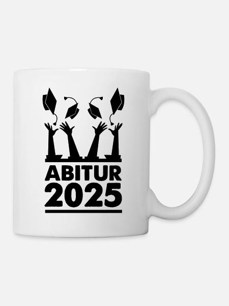 Abitur 2025 - Tasse - Weiß