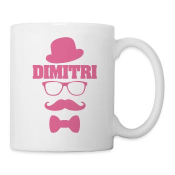 Prénom Dimitri - Mug blanc - blanc - Droite