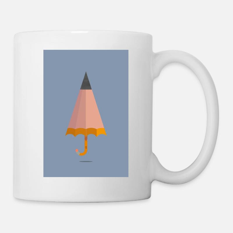 Umbrella pencil - Tasse - Weiß
