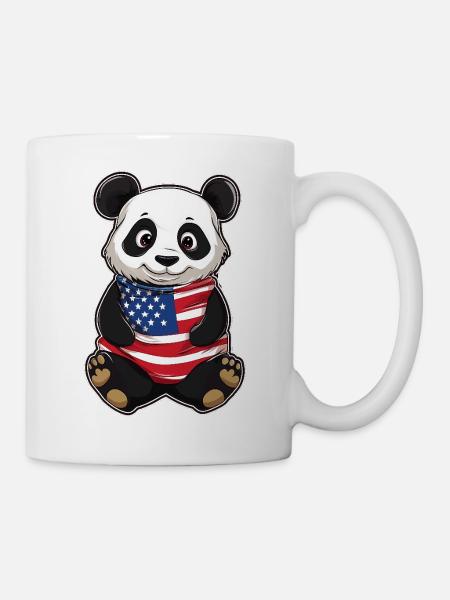PANDA USA Patriot Panda - Mug - white