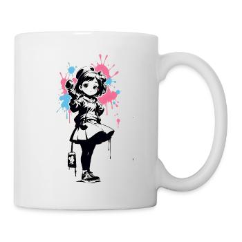 Street Art Girl 4534924 - Mug - white - Right