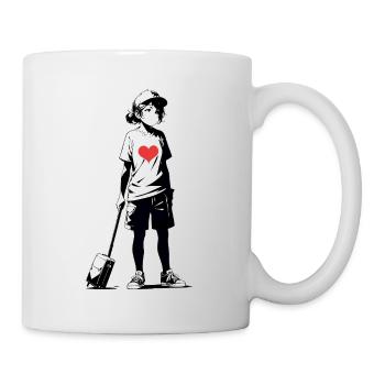 Street Art Girl 4534922 - Mug - white - Right