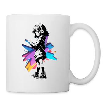 Street Art Girl 23245 - Mug - white - Right