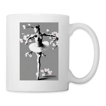 Ballerina - Tasse - Weiß - Rechts