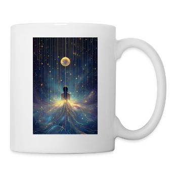 Start of a new World - Tasse - Weiß - Rechts