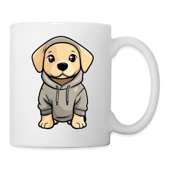 Labrador Chien Drôle - Mug blanc - blanc - Droite