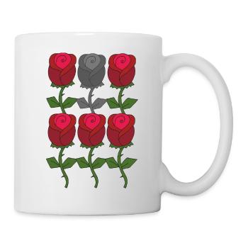 Rose Red Grey - Mug - white - Right
