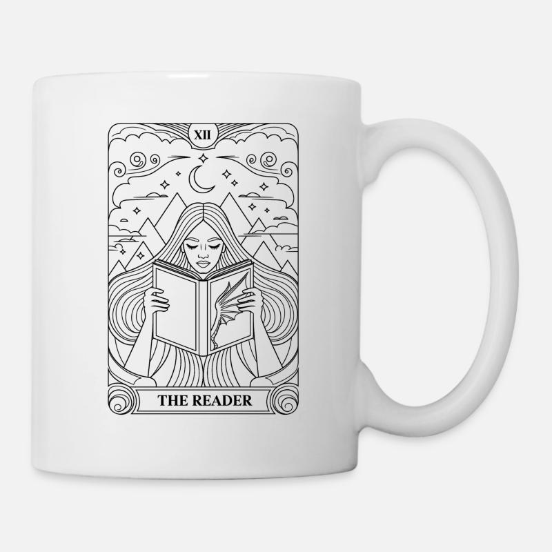 Tarot- The Reader - Tasse - Weiß
