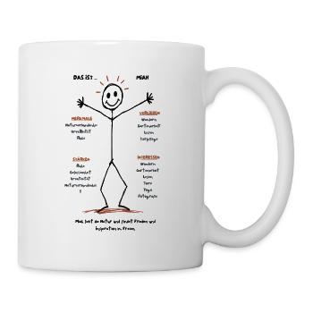 Miah schöpft Energie aus der Natur. - Tasse - Weiß - Rechts
