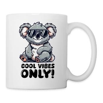 koalabär sonnenbrille cool - Tasse - Weiß - Rechts