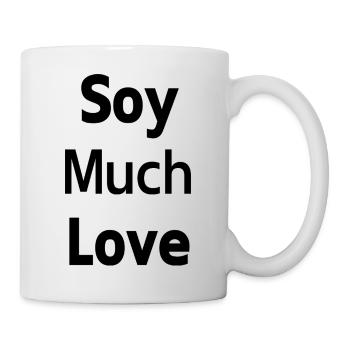 Tofu und Zärtlichkeit - Soja viel Liebe - Tasse - Weiß - Rechts