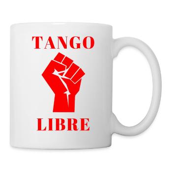 Tango Libre in Red - Mug - white - Right