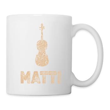 Matti en tant qu’alto - Mug blanc - blanc - Droite