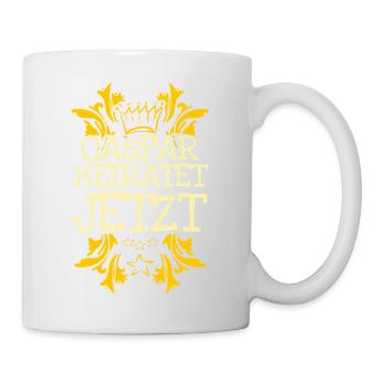 Caspar en tant que célibataire - Mug blanc - blanc - Droite