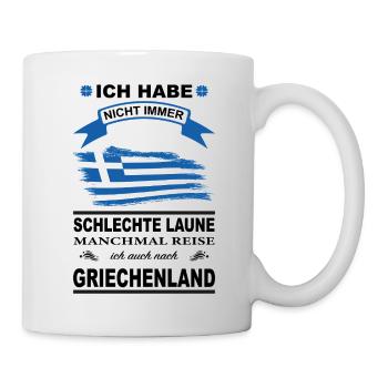 Ich habe nicht immer schlechte laune manchmal.... - Tasse - Weiß - Rechts