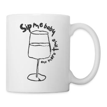 Byellas Sip me Baby-Print - Tasse - Weiß - Rechts