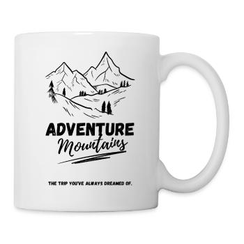 Adventure Mountains - Outdoor Berge - Mug - white - Right