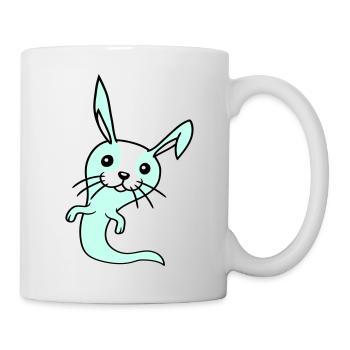 Bunny Ghost Ghost Haunting Halloween Creepy Cute - Mug - white - Right