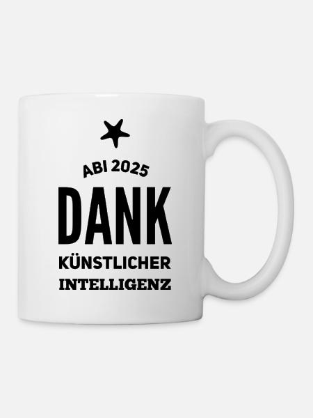 Abschluss - Tasse - Weiß