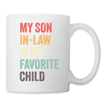 son in law schwiegersohn h - Tasse - Weiß - Rechts