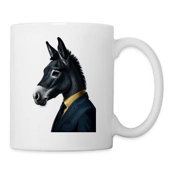 Business Animals - Donkeys in Suits - Mug - white - Right