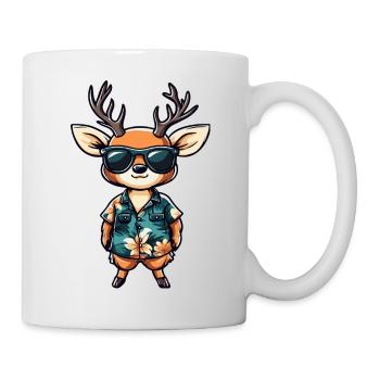 Deer Comic Funny Summer - Mug - white - Right
