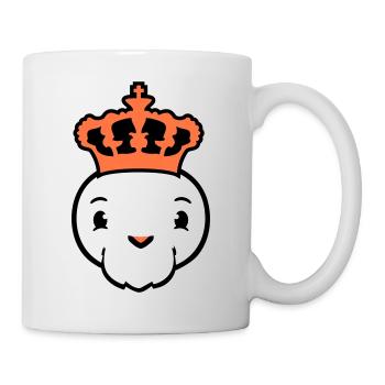 Bird King Crown Ruler Beard Old Kingdom - Mug - white - Right