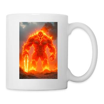 Le géant de l’incendie de Surt mène la destruction Ragnarök - Mug blanc - blanc - Droite