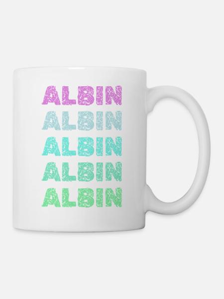 Albin Albin - Tasse - Weiß