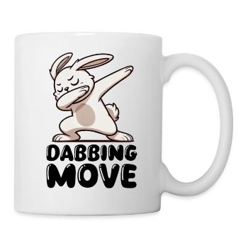 Rabbit Rabbit Dabbing - Mug - white - Right