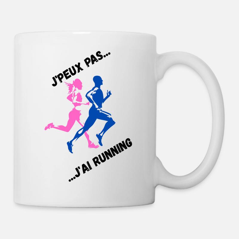 I can't I have Running - Mug - white