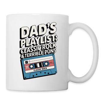 Dad's Playlist - Tasse - Weiß - Rechts