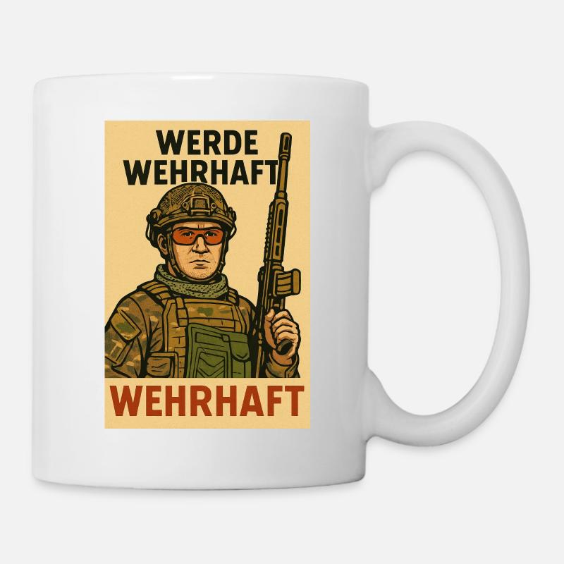 „Er wird dir nicht helfen – er wird dich zerstören - Tasse - Weiß
