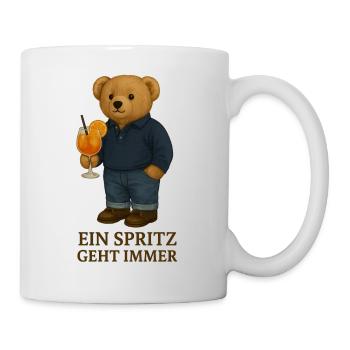 Teddy with Spritz - Mug - white - Right