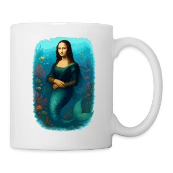 Mona Lisa mermaid - Mug - white - Right