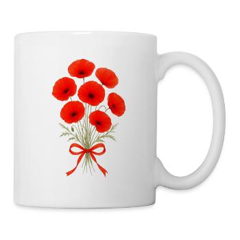 Bouquet - Poppy - Poppy - Mug - white - Right