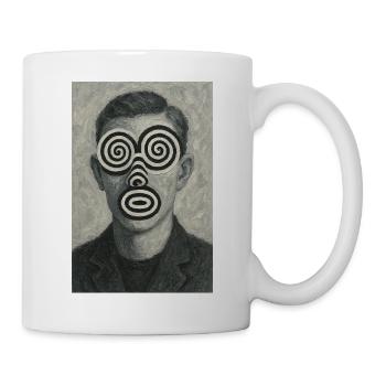 Gesicht optische Täuschung - Tasse - Weiß - Rechts