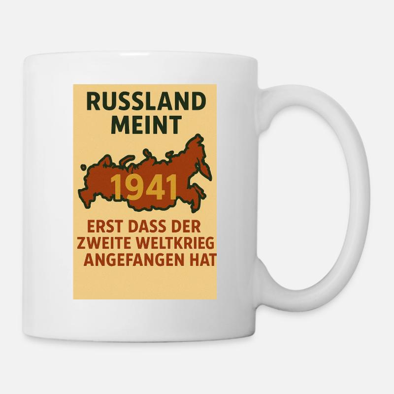Russand 1941 Wisso? - Tasse - Weiß