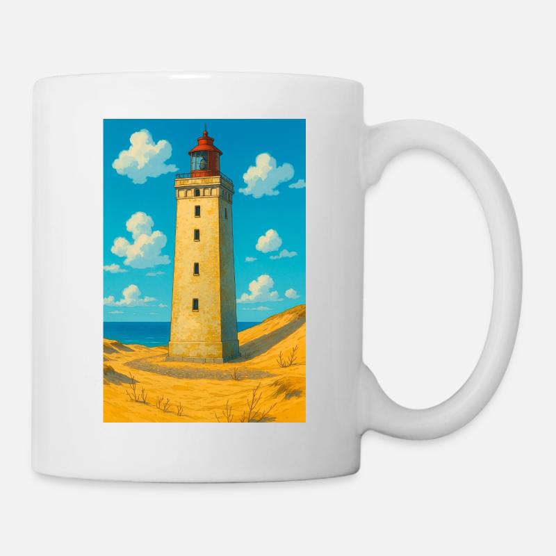 Rubjerg Knude Fyr - Mug blanc - blanc