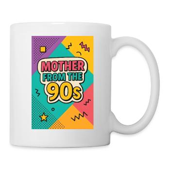 Mother from the 90s - Retro Mother's Day - Mug - white - Right