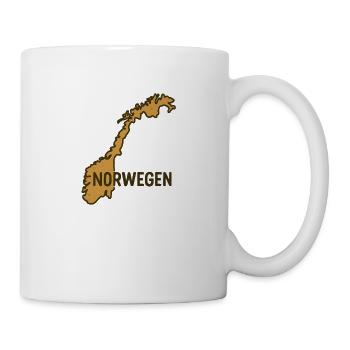 Norwegen - Tasse - Weiß - Rechts