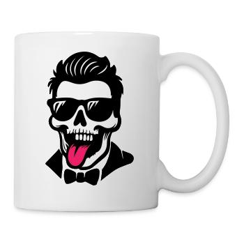 Totenkopf Bräutigam Jga - Tasse - Weiß - Rechts