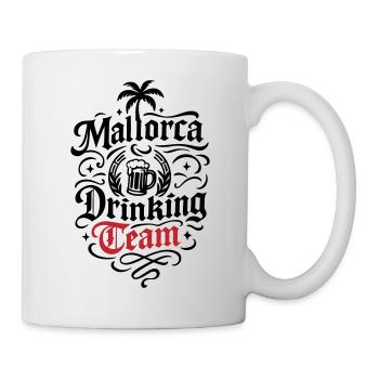 Mallorca Drinking Team - Tasse - Weiß - Rechts