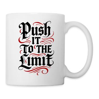 Push It To The Limit Tattoo - Mug - white - Right