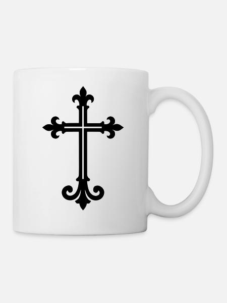 Symbol krzyża - Kop/krus - hvid
