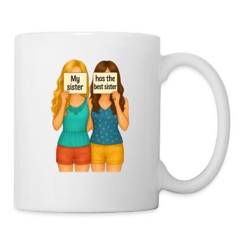 Ma sœur a la meilleure sœur - Mug blanc - blanc - Droite