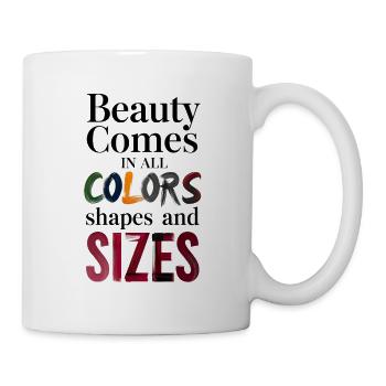 La beauté est de toutes les couleurs - Mug blanc - blanc - Droite
